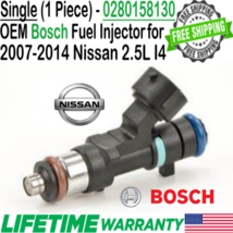Genuine Bosch x1 Fuel Injector for 2007-2014 Nissan, Renault 2.5L I4 #0280158130 - £30.06 GBP