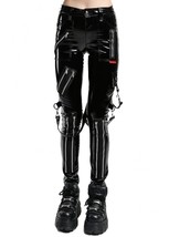 Tripp Nyc New Womens Black Vinyl Pants ,Bondage, Rock , Gothic ,28 - £127.89 GBP