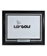 Phil Mickelson Signed Framed LIV Golf Flag PSA Hologram - £419.81 GBP