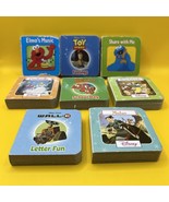 DISNEY MINIATURE CHILDS BOOKS 8 USED ELMO NEMO COOKIE MONSTER MULAN - $313.72 MXN