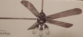 Minka Aire F852L-BN Alva 56&quot; LED Ceiling Fan with Remote Control, Brushe... - $475.00