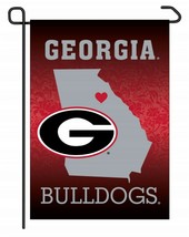 Georgia Bulldogs 12&quot; x 18&quot; Premium Home State Garden Flag - $14.95