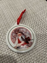 Vintage 1998 JCPenney Round Santa&#39;s Children Norman Rockwell Christmas O... - €5,39 EUR