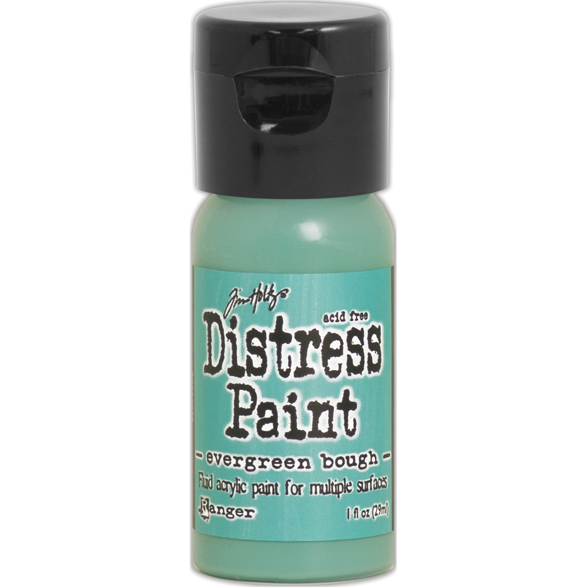 Primary image for Tim Holtz Distress Paint Flip Top 1oz-Evergreen Bough