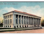 Publici Biblioteca Costruzione Denver Colorado Co 1912 DB Cartolina W2 - $3.36