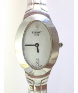 TISSOT L720 Quartz Sapphire MOP Diamonds Oval Women&#39;s Wristwatch - €84,44 EUR