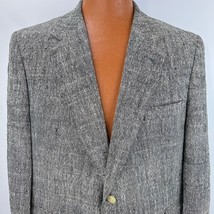 Pebble Beach Of California 48 Dress Blazer Suit Jacket Tweed Coat - £48.10 GBP