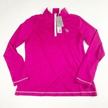 Tampa Bay Rays Women’s Cutter And Buck 1/4 Zip Pullover Pink Size Medium... - $16.85 CAD
