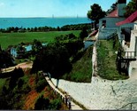 Fort Mackinac Island Michigan MI Chrome Postcard L2 - £2.84 GBP