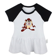 Hungry Taz Mania Looney Tunes Newborn Baby Dress Toddler 100% Cotton Clothes - £10.45 GBP