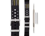 Morellato Straps U0359 Bomber Strap Black U0359198019CR18 - $34.95