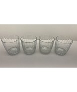 4- 8oz Crown Royal Etched Crystal Tumbler Whiskey Rocks Drinking Glasses - $365.56 MXN