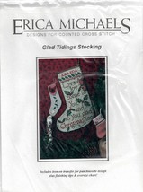 Erica Michaels Christmas Cross Stitch Glad Tidings Stocking Chart / Pattern - £10.79 GBP