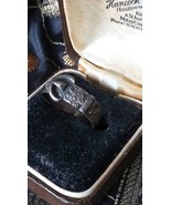 Antica fibbia in argento sterling 1901 Birmingham Hallmarks taglia UK O ... - $2,405.31 MXN