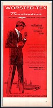 1950s Worsted-Tex &quot;Thunderbird&quot; Tailored Sports Clothing For Men PRINT A... - $7.99 CAD