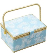 Large Sewing Basket with Accessories Sewing Organizer Box with Supplies ... - £69.12 GBP