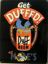 Get Duffed-Duff Ale Metal Sign - £23.50 GBP