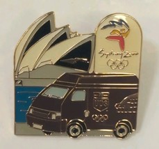 Vintage Olympic Souvenir Pin Sydney 2000 UPS Sponsor Opera House - $10.88