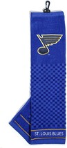St. Louis Blues NHL Embroidered Logo Towel Golf Club Cleaning Cloth 16 x 25&quot; - £15.63 GBP