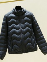 Bayan Mont Modelleri 2022 New Thin Cotton Clothes Women&#39;s Short Loose Thick Coat - £38.59 GBP
