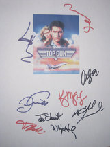 Top Gun Signed Movie Film Screenplay Script X9 Tom Cruise Val Kilmer Meg Ryan Ke - £15.98 GBP