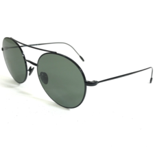 Giorgio Armani Sunglasses AR 6050 3014/2 Black Round Frames with Green L... - $111.99