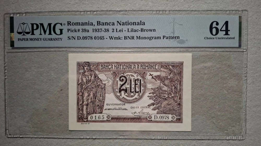 2 Lei 1938 PMG 64 Choice Uncirculated - $650.00