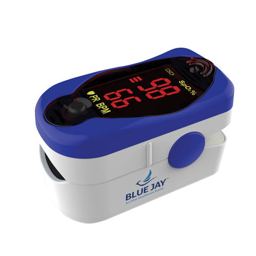 KNOW YOUR O2 Comfort Fingertip Pulse Oximeter by Blue Jay