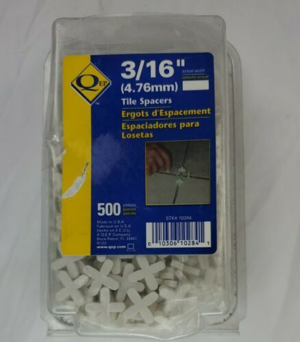 QEP Tile Spacers 500 Spacers  3/16 4.76mm - $8.55