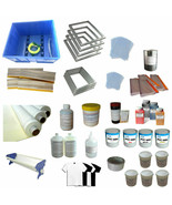 TECHTONGDA  4 Color Screen Printing Kit Mesh Fabric Ink Squeegee Coater ... - $636.73 CAD