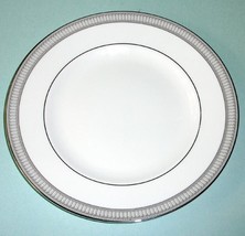 Waterford China Carina Platinum 8&quot; Salad Dessert Plate Made in England New - $24.90