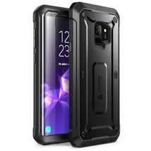 SUPCASE Unicorn Beetle Pro Rugged Case for Galaxy S9 with Screen Protector - Bla - £32.86 GBP