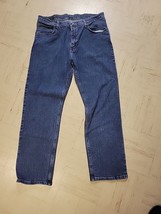 Wrangler Mens Jeans 36X30 Regualar Fit 5 Pocket  9MRGAMS Medium Wash - $14.87