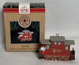 Caboose Claus &amp; Co Railroad Hallmark Keepsake Ornament 1991 Christmas VT... - $9.49