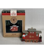 Caboose Claus &amp; Co Railroad Hallmark Keepsake Ornament 1991 Christmas VT... - $13.11 CAD