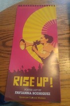 Rise Up Poster Art Perpetual Calendar Favianna Rodriguez Syracuse Cultural - £23.51 GBP
