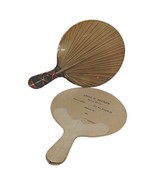 Chas H Becker Funeral Director Allentown PA Advertising Pair Of Fans 1940&#39;s - €33,92 EUR
