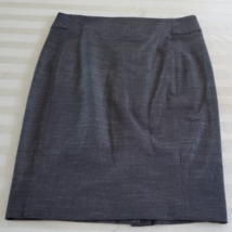 NWT Ann Taylor Loft Charcoal Gray Pencil Skirt Size 4 Polyester Rayon - $24.74