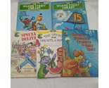 Lot Of (5) Sesame Street Children&#39;s Hardcover Books Bert Earnie - £15.49 GBP