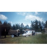 Vtg July 1950 Camping Trip 35mm Slide Photo Errol New Hampshire NH Car OOAK - $27.31