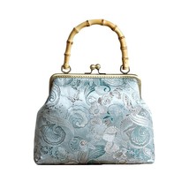 2022 New Chinese Style Women Cheongsam Bag Retro Floral Ladies Hand Bags Elegant - £46.09 GBP