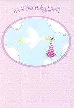 A New Baby Girl! - New Baby Girl Greeting Card - 4423 - $2.77