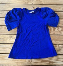 Skies Are blue Women’s Puff sleeve t Shirt size XS Blue S9x1 - £10.84 GBP