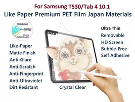 Paper Feel Matte Film Anti-Glare Screen For Samsung T530/Tab 4 10.1 - £13.75 GBP