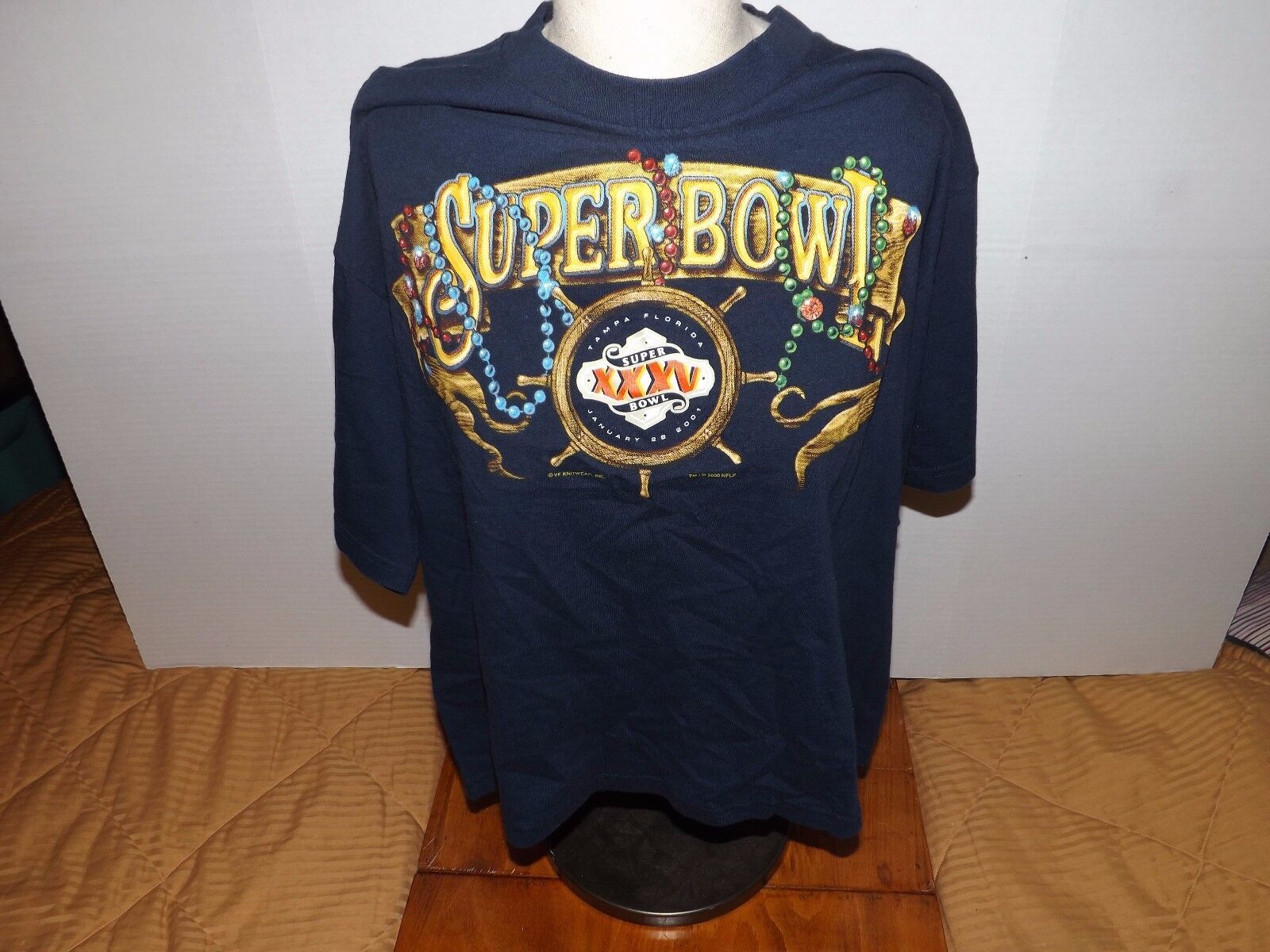 Superbowl XXXV Mens Football Tee T-shirt - $9.99