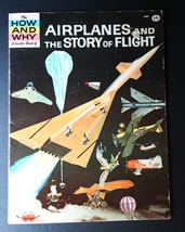 Vtg How &amp; Why Wonder Book AIRPLANES Story Flight Educational Science Hom... - $19.99