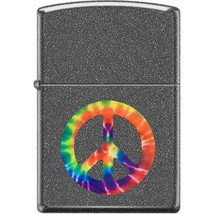 Zippo Lighter - Peace Symbol Iron Stone - 854463 - $32.36