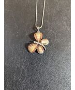 Fashion Jewelry Stone Butterfly With Rhinestones On Silver Toned Chain - €15,32 EUR