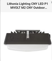 Lithonia Lighting CNY Single Light 10&quot; Wide LED Outdoor Flush Mount Ceiling Fixt - £58.23 GBP