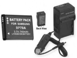 Battery + Charger for Samsung EC-SL50ZZBPRUS ECSL50ZZBPRUS - £40.28 GBP